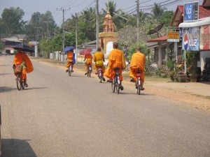 お坊さん自転車